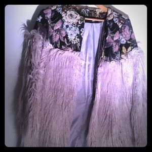 Faux fur jacket